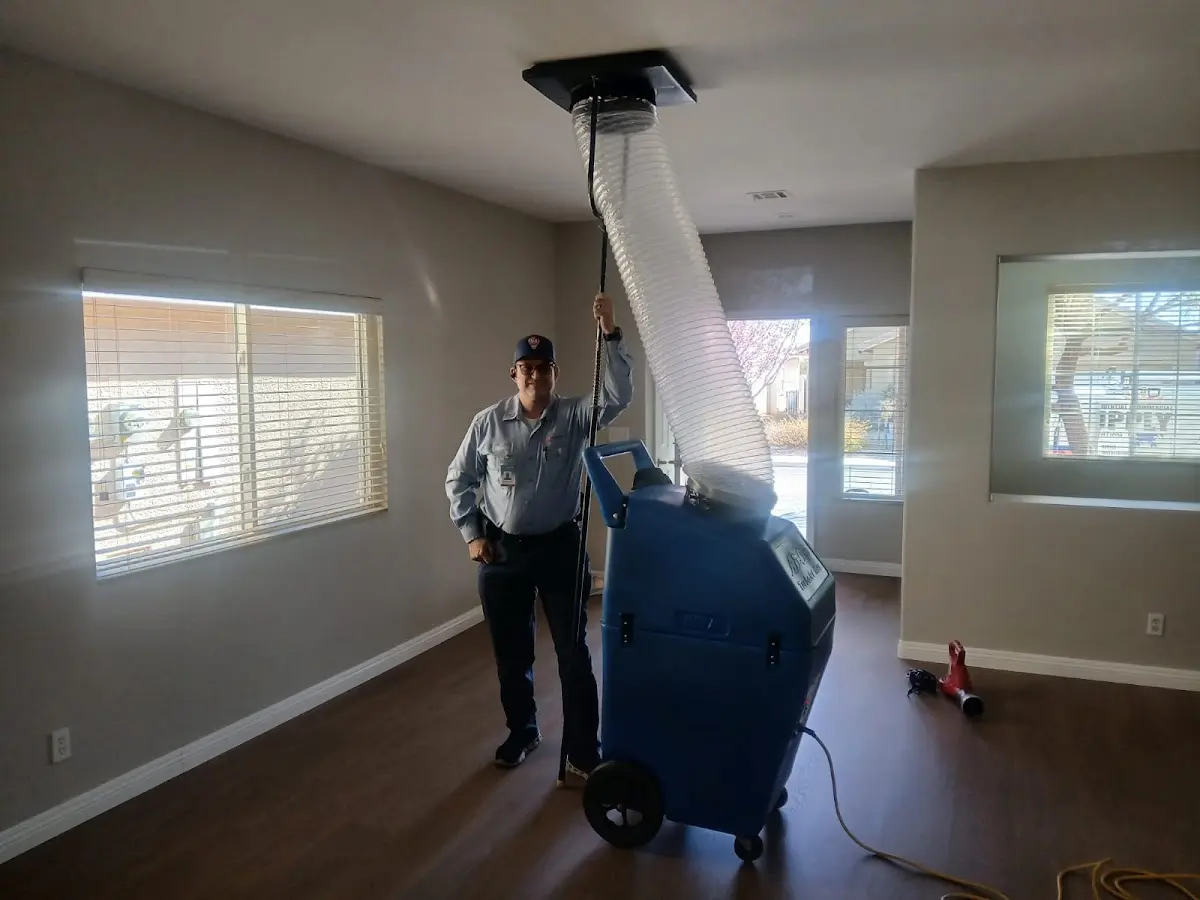 Professional Dryer Vent Cleaning work inside a Sienna home